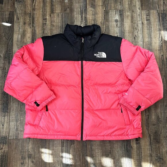 The North Face 3XL Womens 1996 Retro Nuptse 700 Down Puffer Jacket "Cosmo Pink" - Picture 1 of 14